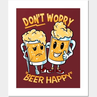 happy beer Posters and Art